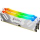 Память 16Gb x 2 (32Gb Kit) DDR5, 8000 MHz, Kingston Fury Renegade RGB, White (KF580C38RWAK2-32)