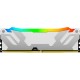Пам'ять 16Gb x 2 (32Gb Kit) DDR5, 8000 MHz, Kingston Fury Renegade RGB, White/Silver (KF580C38RWAK2-32)