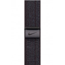 Ремешок для Apple Watch 41 мм, Nike Sport Loop, Black/Blue (MUJV3ZM/A)