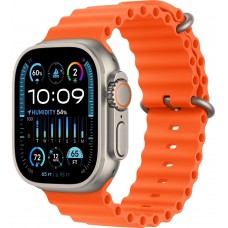 Смарт-годинник Apple Watch Ultra 2 GPS + Cellular (A2986), 49 мм, Titanium, Orange Ocean Band (MREH3UL/A)