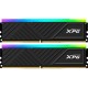 Память 16Gb x 2 (32Gb Kit) DDR4, 3600 MHz, ADATA XPG Spectrix D35G, Black (AX4U360016G18I-DTBKD35G)