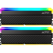 Пам'ять 32Gb x 2 (64Gb Kit) DDR4, 3600 MHz, ADATA XPG Spectrix D45G, Black (AX4U360032G18I-DCBKD45G)