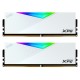 Пам'ять 32Gb x 2 (64Gb Kit) DDR5, 6000 MHz, ADATA XPG Lancer RGB, White (AX5U6000C3032G-DCLARWH)
