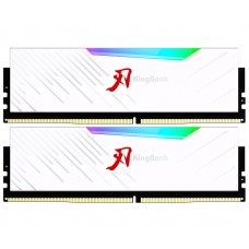 Память 16Gb x 2 (32Gb Kit) DDR5, 6400 MHz, KingBank SharpBlade RGB, White (KBSBRW640016X2)
