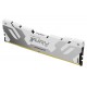 Пам'ять 16Gb DDR5, 7200 MHz, Kingston Fury Renegade, White/Silver (KF572C38RW-16)