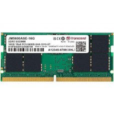 Память SO-DIMM, DDR5, 16Gb, 5600 MHz, Transcend, 1.1V, CL46 (JM5600ASE-16G)