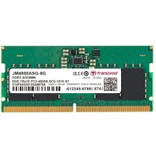 Память SO-DIMM, DDR5, 8Gb, 4800 MHz, Transcend, 1.1V, CL40 (JM4800ASG-8G)