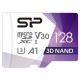 Карта памяти microSDXC, 128Gb, Silicon Power Superior Pro, SD адаптер (SP128GBSTXDU3V20AB)
