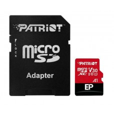 Карта памяти microSDXC, 1Tb, Patriot EP, SD адаптер (PEF1TBEP31MCX)