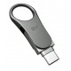USB 3.2 / Type-C Flash Drive 32Gb Silicon Power Mobile C80, Silver (SP032GBUC3C80V1S)