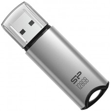 USB 3.2 Flash Drive 128Gb Silicon Power Marvel M02, Silver (SP128GBUF3M02V1S)
