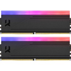 Память 32Gb x 2 (64Gb Kit) DDR5, 5600 MHz, Goodram IRDM RGB, Black (IRG-56D5L30/64GDC)
