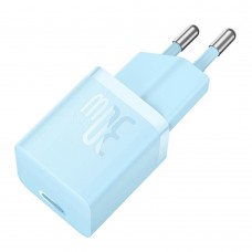 Мережевий зарядний пристрій Baseus GaN5 Mini 1C, White, 30 Вт, 1xTypeC, PD (CCGN070603)