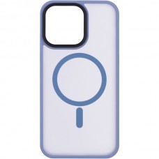 Бампер для Apple iPhone 15 Ultra, Blue, 2E, MagSafe, Soft Touch (2E-IPH-15U-OCLS-LB)