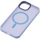 Бампер для Apple iPhone 15, Blue, 2E, MagSafe, Soft Touch (2E-IPH-15-OCLS-LB)