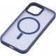 Бампер для Apple iPhone 15, Dark Blue, 2E, MagSafe, Soft Touch (2E-IPH-15-OCLS-DL)