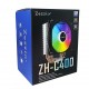 Кулер для процессора Zezzio ZH-C400 ARGB, Black