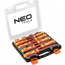 Набор отверток NEO Tools, 9 шт, диэлектрические, кейс (04-142)
