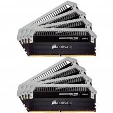 Пам'ять 16Gb x 8 (128Gb Kit) DDR4, 2666 MHz, Corsair Dominator Platinum, Black (CMD128GX4M8A2666C15)
