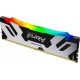 Пам'ять 16Gb DDR5, 7200 MHz, Kingston Fury Renegade RGB, Black/Silver (KF572C38RSA-16)