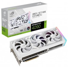 Відеокарта GeForce RTX 4090, Asus, ROG GAMING (White Edition), 24Gb GDDR6X (ROG-STRIX-RTX4090-24G-WHITE)