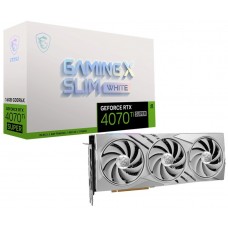 Видеокарта GeForce RTX 4070 Ti SUPER, MSI, GAMING X SLIM (RTX 4070 Ti SUPER 16G GAMING X SLIM WHITE)