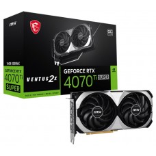 Видеокарта GeForce RTX 4070 Ti SUPER, MSI, VENTUS 2X OC (RTX 4070 Ti SUPER 16G VENTUS 2X OC)