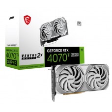 Видеокарта GeForce RTX 4070 Ti SUPER, MSI, VENTUS 2X OC (RTX 4070 Ti SUPER 16G VENTUS 2X WHITE OC)