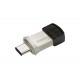 Флеш накопитель USB 256Gb Transcend JetFlash 890, Black/Silver, Type-C / USB 3.1 Gen 1 (TS256GJF890S