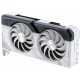 Видеокарта GeForce RTX 4070 SUPER, Asus, DUAL OC (White), 12Gb GDDR6X (DUAL-RTX4070S-O12G-WHITE)