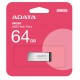 USB 3.2 Flash Drive 64Gb ADATA UR350, Silver/Black (UR350-64G-RSR/BK)