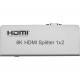 Сплиттер HDMI 1x2, версия 1.4, 8K, PowerPlant (CA914197)