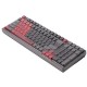 Клавиатура Bloody S98 Sports Red, механическая, игровая, USB, RGB подсветка, BLMS Red Switch