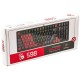 Клавіатура Bloody S98 Sports Red, механічна, ігрова, USB, RGB підсвічування, BLMS Red Switch