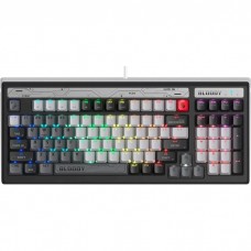 Клавіатура Bloody B950 RGB Warrior Grey, механічна, ігрова, USB, RGB підсвічування, LK Libra Brown Switch