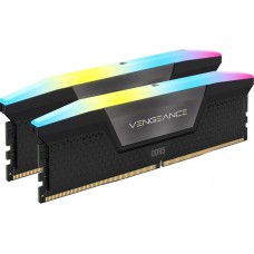 Пам'ять 24Gb x 2 (48Gb Kit) DDR5, 5200 MHz, Corsair Vengeance RGB, Black (CMH48GX5M2B5200C38)