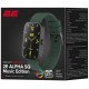 Смарт-годинник 2E Alpha SQ Music Edition, Black/Green, 46 мм (2E-CWW40BKGN)