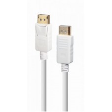 Кабель DisplayPort - DisplayPort 1.8 м Cablexpert, v1.2 White (CC-DP2-6-W)