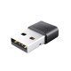 Контроллер USB Trust Myna, Black, Slim, Bluetooth 5.3 (25329)