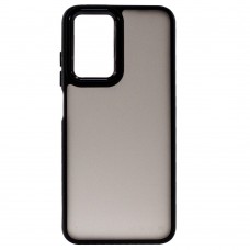 Накладка силиконовая для смартфона Xiaomi Redmi 10, Gingle Matte Metal Frame, Black