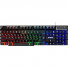Клавиатура Defender Mayhem GK-360DL UA Black, USB, RGB подсветка, 19 Anti-Ghost