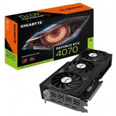 Видеокарта GeForce RTX 4070, Gigabyte, WINDFORCE OC, 12Gb GDDR6X (GV-N4070WF3OC-12GD)_У2