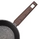 Сковорода Resto, 20 см, алюміній, глибина 6.4 см, антипригарне мармурове покриття, для всіх видів плит (93160)