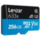Карта памяти microSDXC, 256Gb, Lexar High-Performance 633x, SD адаптер (LSDMI256BB633A)