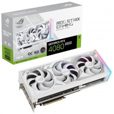 Видеокарта GeForce RTX 4080 SUPER, Asus, ROG GAMING OC (White) (ROG-STRIX-RTX4080S-O16G-WHITE)