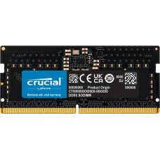 Пам'ять SO-DIMM, DDR5, 8Gb, 5600 MHz, Crucial, 1.1V, CL46 (CT8G56C46S5)