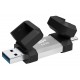 USB 3.2 / Type-C Flash Drive 64Gb Silicon Power Mobile C51, Black/Grey (SP064GBUC3C51V1S)