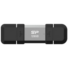 Флеш накопичувач USB 128Gb Silicon Power Mobile C51, Black/Grey, Type-C / USB 3.2 Gen 1 (SP128GBUC3C51V1S)