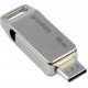 Флеш накопитель USB 16Gb Goodram ODA3, Silver, Type-C / USB 3.2 Gen 1 (ODA3-0160S0R11)