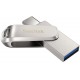 Флеш накопитель USB 1Tb SanDisk Ultra Dual Luxe, Silver, Type-C / USB 3.2 Gen 1 (SDDDC4-1T00-G46)